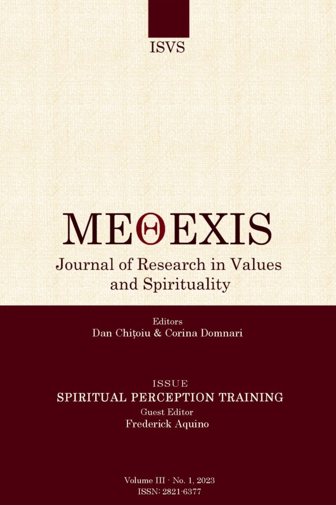 					View Vol. 3 No. 1 (2023): MEΘEXIS Journal of Research in Values and Spirituality
				